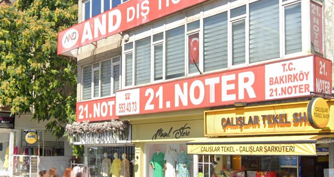 İstanbul Bakırköy 21. Noter Binası Resmi(Bahçelievler Noter)